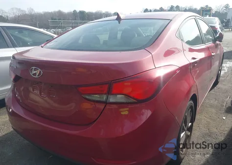2014 Hyundai Elantra Se z USA, uszkodzony, nr VIN KMHDH4AE5EU048116